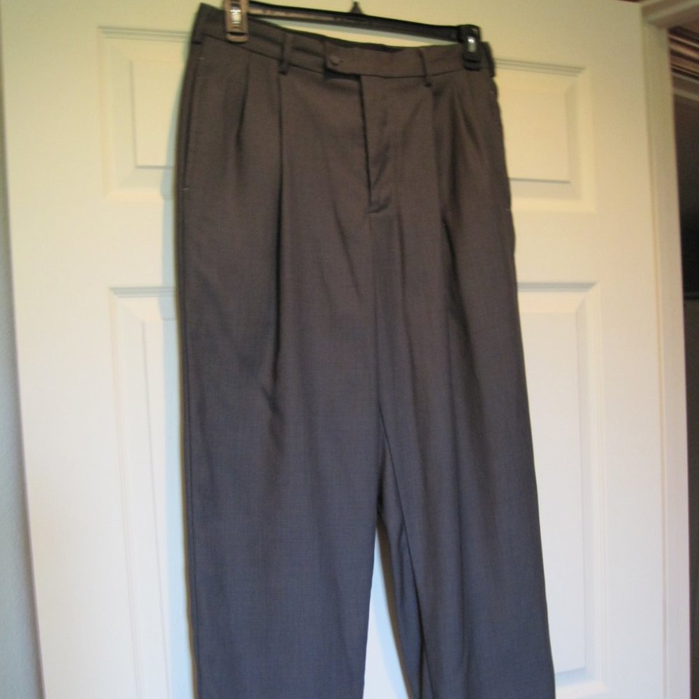 jf j.ferrar gray dress pants size 32W/30L - Picture 13 of 14